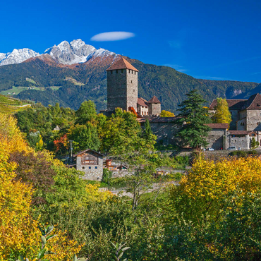 Tirol Castle in the village of Tirol near Merano, Province of Bolzano, Trentino-Alto Adige, Italy 100 Jigsaw Puzzle 3D Modell