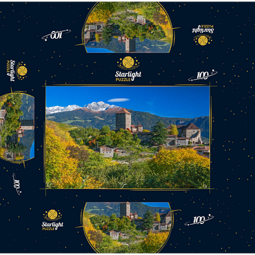 Tirol Castle in the village of Tirol near Merano, Province of Bolzano, Trentino-Alto Adige, Italy 100 Jigsaw Puzzle box 3D Modell