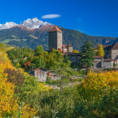 Tirol Castle in the village of Tirol near Merano, Province of Bolzano, Trentino-Alto Adige, Italy 500 Jigsaw Puzzle 3D Modell
