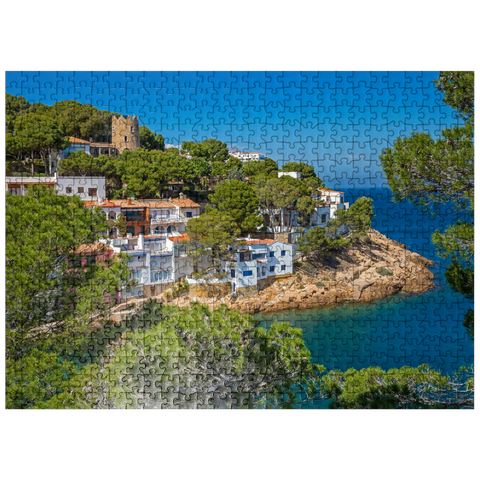 puzzleplate Cala Sa Tuna Cove, Begur, Costa Brava, Spain 500 Jigsaw Puzzle