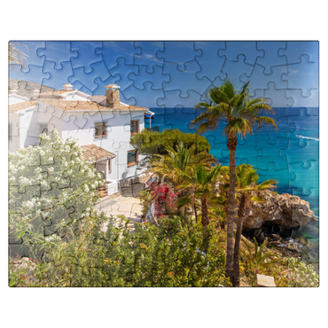 puzzleplate Vacation home on the coast near Moraira, Costa Blanca, Spain 100 Jigsaw Puzzle