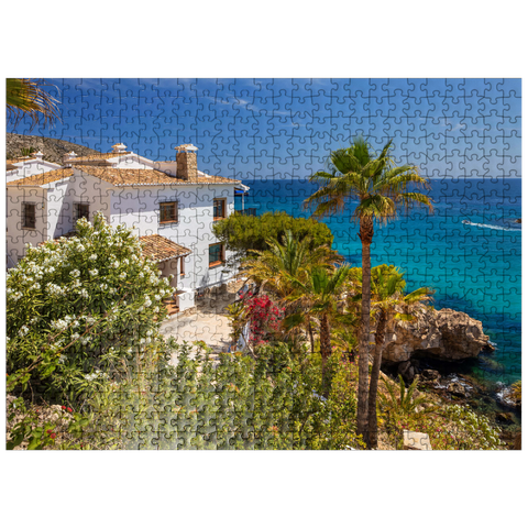 puzzleplate Vacation home on the coast near Moraira, Costa Blanca, Spain 500 Jigsaw Puzzle