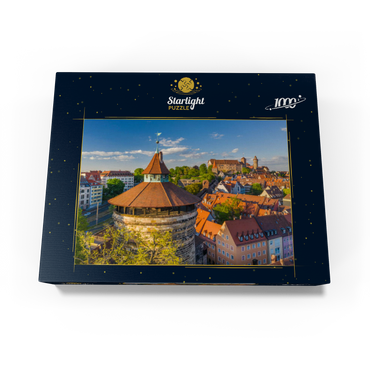 Neutorturm at the city fortification with the Kaiserburg in Nuremberg 1000 Jigsaw Puzzle box view1