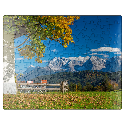 puzzleplate At the mountain inn Gschwandtnerbauer (1020m) 100 Jigsaw Puzzle