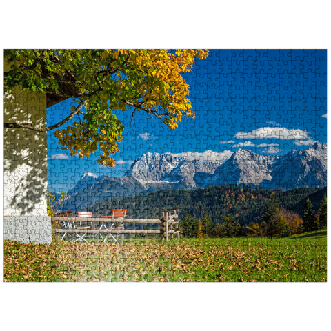 puzzleplate At the mountain inn Gschwandtnerbauer (1020m) 500 Jigsaw Puzzle