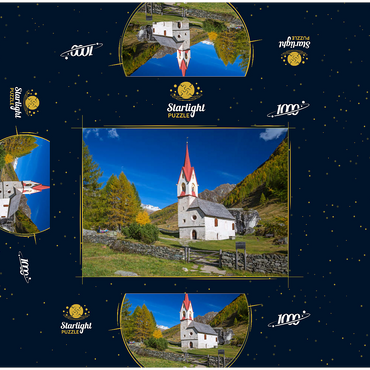 Holy Spirit Church, Ahrntal, Trentino-South Tyrol, Italy 1000 Jigsaw Puzzle box 3D Modell