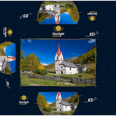 Holy Spirit Church, Ahrntal, Trentino-South Tyrol, Italy 100 Jigsaw Puzzle box 3D Modell
