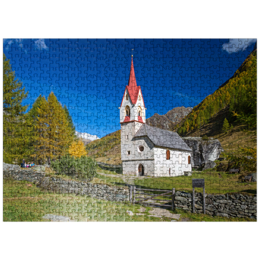 puzzleplate Holy Spirit Church, Ahrntal, Trentino-South Tyrol, Italy 500 Jigsaw Puzzle