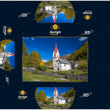 Holy Spirit Church, Ahrntal, Trentino-South Tyrol, Italy 500 Jigsaw Puzzle box 3D Modell