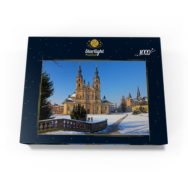 St. Salvator Cathedral with St. Michael's Church in Fulda, Hesse, Germany 1000 Jigsaw Puzzle box view1