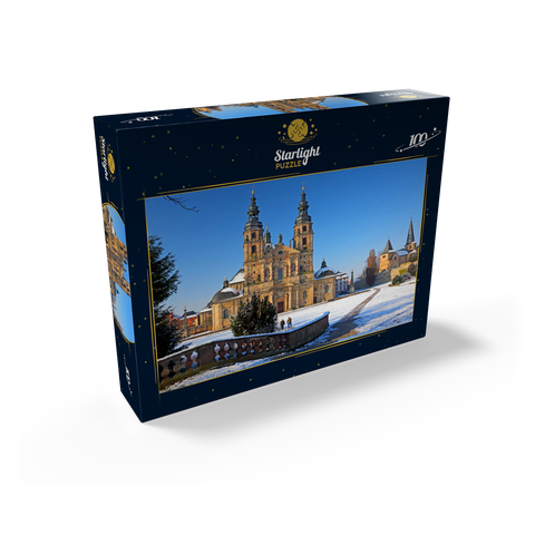 St. Salvator Cathedral with St. Michael's Church in Fulda, Hesse, Germany 100 Jigsaw Puzzle box view1