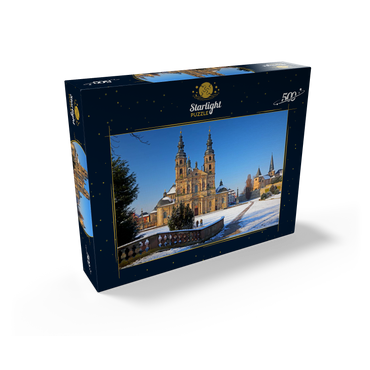 St. Salvator Cathedral with St. Michael's Church in Fulda, Hesse, Germany 500 Jigsaw Puzzle box view1