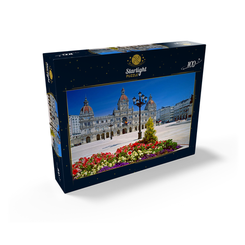 City Hall with the statue of Marka Pita 100 Jigsaw Puzzle box view1