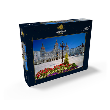 City Hall with the statue of Marka Pita 500 Jigsaw Puzzle box view1