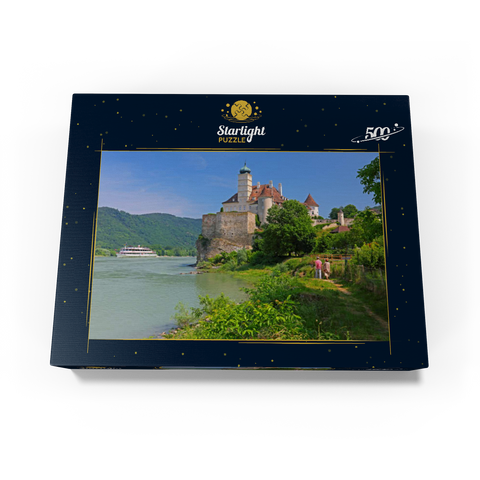 Schönbühel Castle on the Danube, Schönbühel-Aggsbach, Wachau, Lower Austria, Austria 500 Jigsaw Puzzle box view1