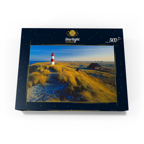 Eastern lighthouse at the elbow, List, island Sylt 500 Jigsaw Puzzle box view1
