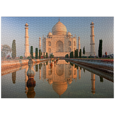 puzzleplate Taj Mahal, Agra, Uttar Pradesh, India 1000 Jigsaw Puzzle