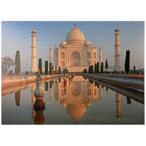 puzzleplate Taj Mahal, Agra, Uttar Pradesh, India 1000 Jigsaw Puzzle
