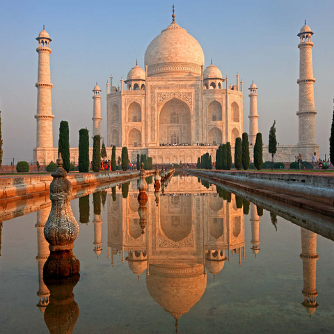 Taj Mahal, Agra, Uttar Pradesh, India 100 Jigsaw Puzzle 3D Modell