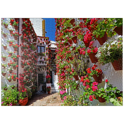 puzzleplate Festival of Patios in the old town of Cordoba, Andalusia, Spain 1000 Jigsaw Puzzle