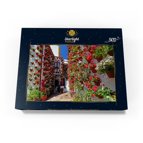 Festival of Patios in the old town of Cordoba, Andalusia, Spain 500 Jigsaw Puzzle box view1