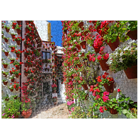puzzleplate Festival of Patios in the old town of Cordoba, Andalusia, Spain 500 Jigsaw Puzzle