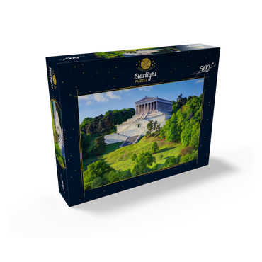 Valhalla on the Danube near Donaustauf, Upper Palatinate, Bavaria, Germany 500 Jigsaw Puzzle box view1