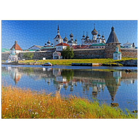 puzzleplate Solovetsky Monastery on Solovetsky Islands in the White Sea, Arkhangelsk Oblast, Russia 1000 Jigsaw Puzzle