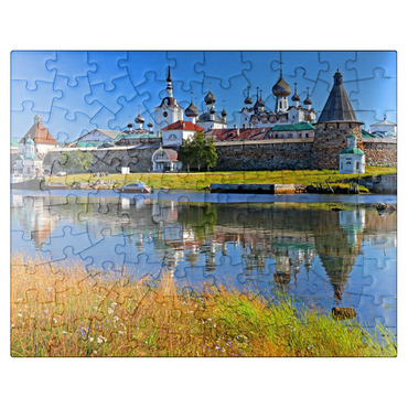 puzzleplate Solovetsky Monastery on Solovetsky Islands in the White Sea, Arkhangelsk Oblast, Russia 100 Jigsaw Puzzle