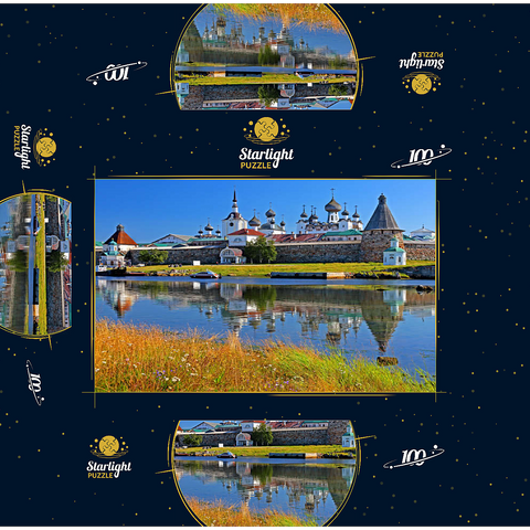 Solovetsky Monastery on Solovetsky Islands in the White Sea, Arkhangelsk Oblast, Russia 100 Jigsaw Puzzle box 3D Modell