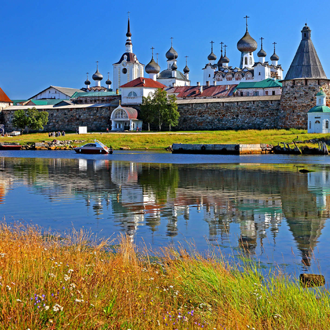Solovetsky Monastery on Solovetsky Islands in the White Sea, Arkhangelsk Oblast, Russia 500 Jigsaw Puzzle 3D Modell