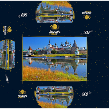 Solovetsky Monastery on Solovetsky Islands in the White Sea, Arkhangelsk Oblast, Russia 500 Jigsaw Puzzle box 3D Modell