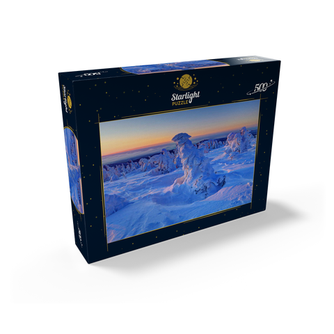 Winter at the summit of the Brocken (1142m), Harz Mountains, Saxony-Anhalt, Germany 500 Jigsaw Puzzle box view1
