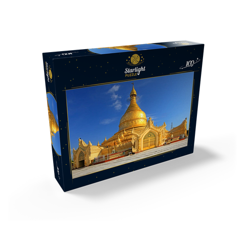 Maha Wizaya Pagoda in Yangon, Myanmar (Burma) 100 Jigsaw Puzzle box view1