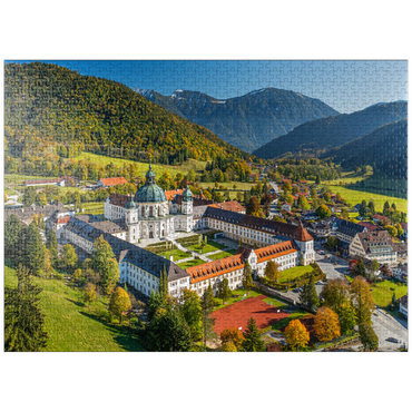 puzzleplate Community Ettal with the monastery Ettal 1000 Jigsaw Puzzle