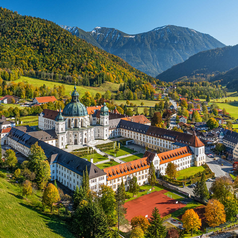 Community Ettal with the monastery Ettal 1000 Jigsaw Puzzle 3D Modell
