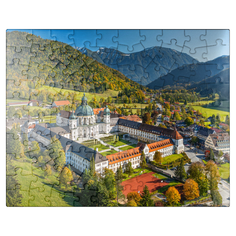 puzzleplate Community Ettal with the monastery Ettal 100 Jigsaw Puzzle