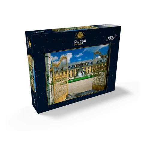 Golden Gate with gallery building, Herrenhausen Palace Park, Hanover 1000 Jigsaw Puzzle box view1