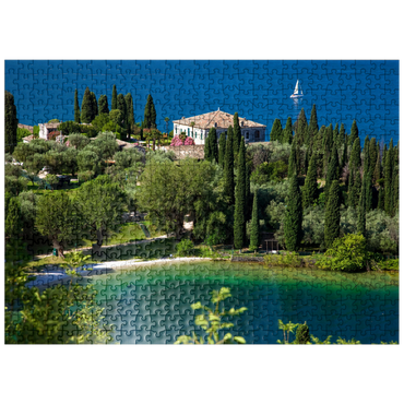 puzzleplate Punta San Vigilio, Lake Garda, Province of Verona, Veneto, Italy 500 Jigsaw Puzzle