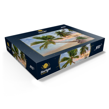 Palm Beach at Hauru Point, Moorea Island, French Polynesia, South Seas 1000 Jigsaw Puzzle box view1