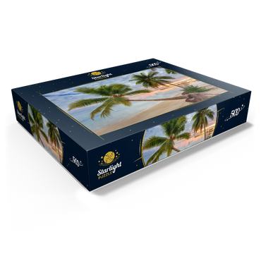 Palm Beach at Hauru Point, Moorea Island, French Polynesia, South Seas 500 Jigsaw Puzzle box view1