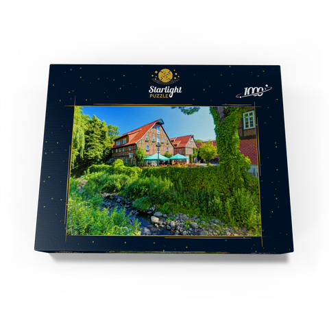 Warehouse houses at the Stadtstreek in the center, Rotenburg (Wümme), Lüneburger Heide 1000 Jigsaw Puzzle box view1