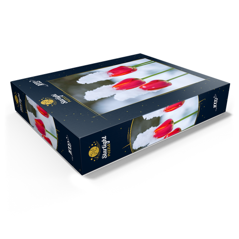 Tulips in the snow 1000 Jigsaw Puzzle box view1