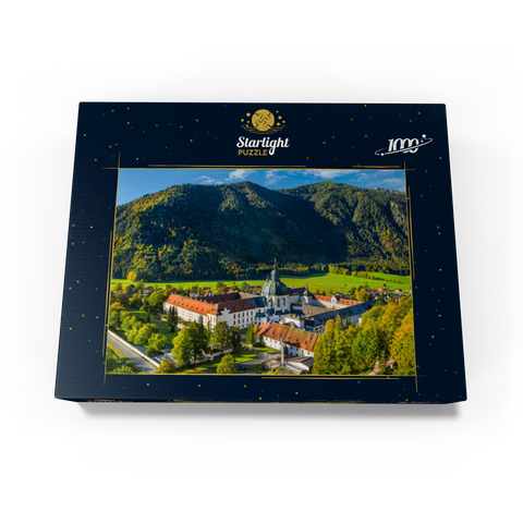 Bendictine Monastery Ettal, Ammergau Alps, Ammer Valley 1000 Jigsaw Puzzle box view1
