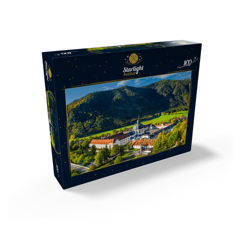 Bendictine Monastery Ettal, Ammergau Alps, Ammer Valley 100 Jigsaw Puzzle box view1