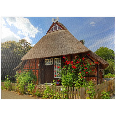 puzzleplate Farmhouse near Mölln 1000 Jigsaw Puzzle