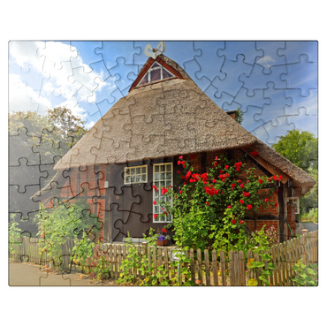 puzzleplate Farmhouse near Mölln 100 Jigsaw Puzzle