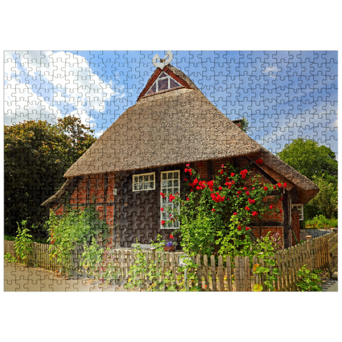 puzzleplate Farmhouse near Mölln 500 Jigsaw Puzzle