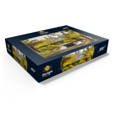 View from Parque da Alameda to the Cathedral of Santiago de Compostela, Camino Francés 1000 Jigsaw Puzzle box view1