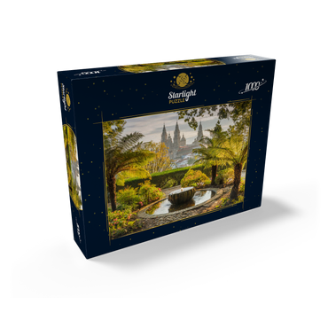 View from Parque da Alameda to the Cathedral of Santiago de Compostela, Camino Francés 1000 Jigsaw Puzzle box view1